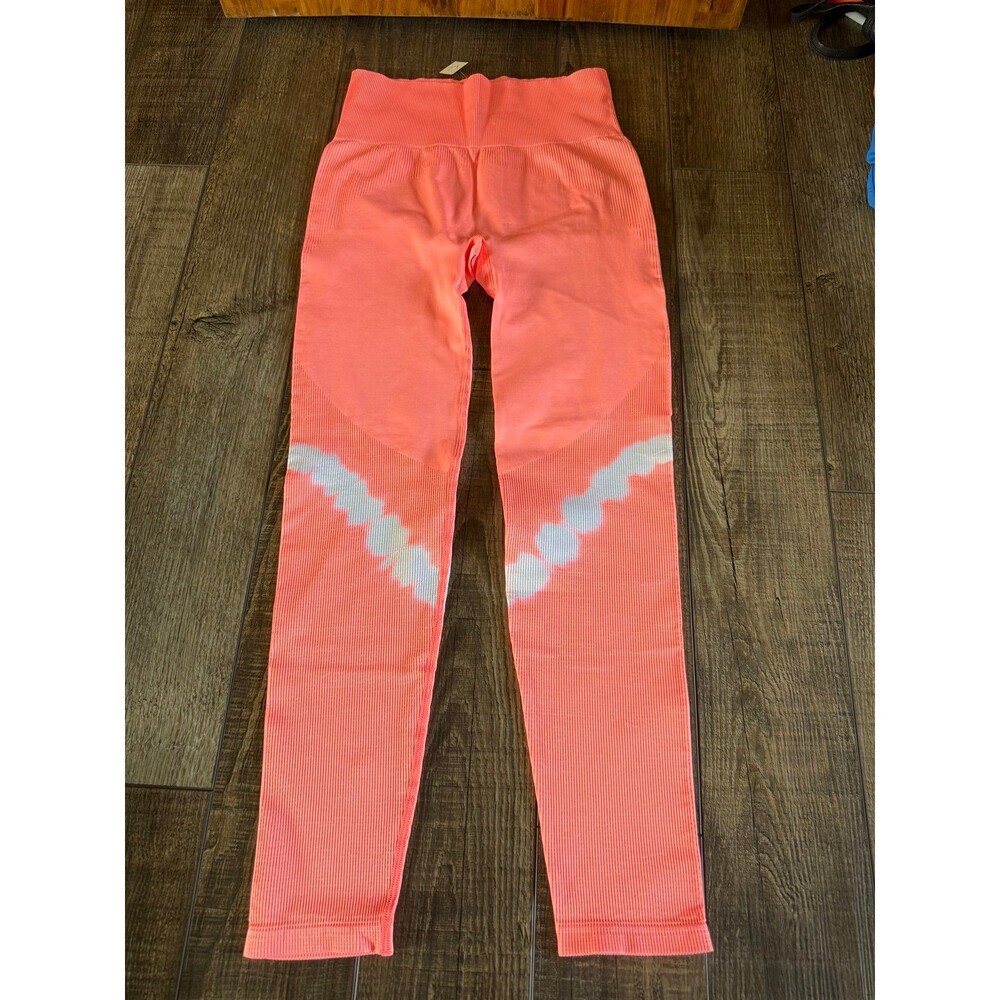 Victoria’s Secret PINK Cool & Comfy Leggings Sz. M NWT Neon Apricot